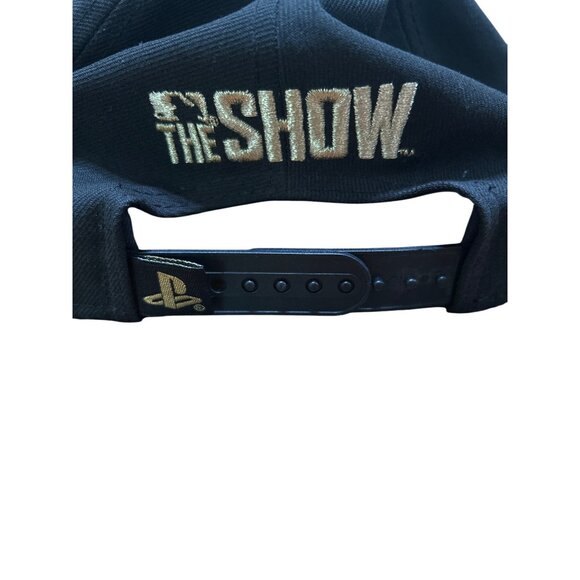 New Era MLB The Show 99 Baseball Cap Snapback Black & Gold - Picture 5 of 10
